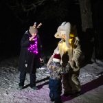 Kuva joulupolun tunnelmista