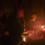 Kuva joulupolun tunnelmista