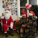 Kuva joulupolun joulupukin kammarista