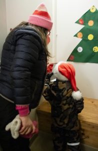 Kuva joulupolun joulupukin kammarista