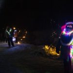 Kuva joulupolun tunnelmista