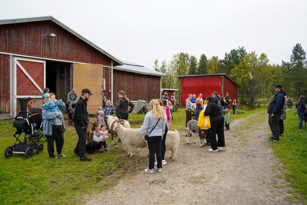 Pihatapahtuma jossa on eläimiä