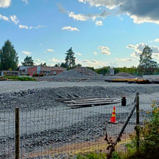 Työmaa-alue.