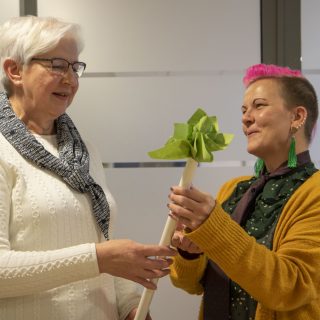 Eila Rajala ja Mirka Kauranen