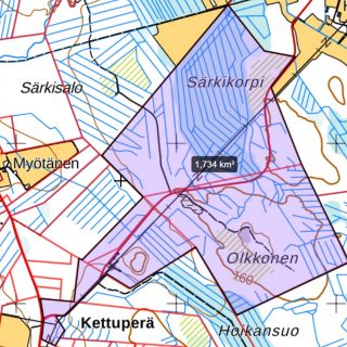 Kuvakaappaus kaavoituskatsauksesta