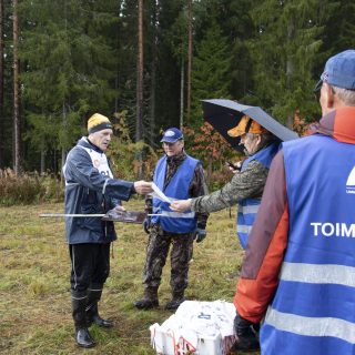 Metsätaitokisojen maali.