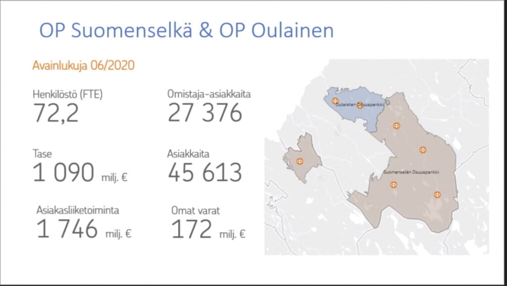 Oulaisten ja Suomenselän Osuuspankkien hallitukset ovat käynnistäneet  selvityksen pankkien yhdistämiseksi - Pyhäjärven Sanomat