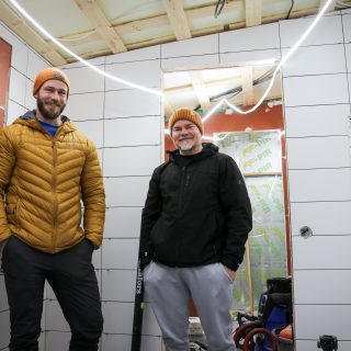 Pyromen Joni Kananen ja Tero Syvaniemi SR-3