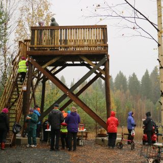 Ruotasen lintutornin avajaiset JQ-12