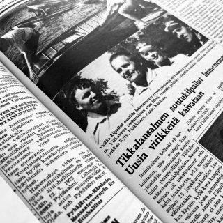 VKO27 50v Tikkalansalmen soutu ARTIKKELI 12.7.1973
