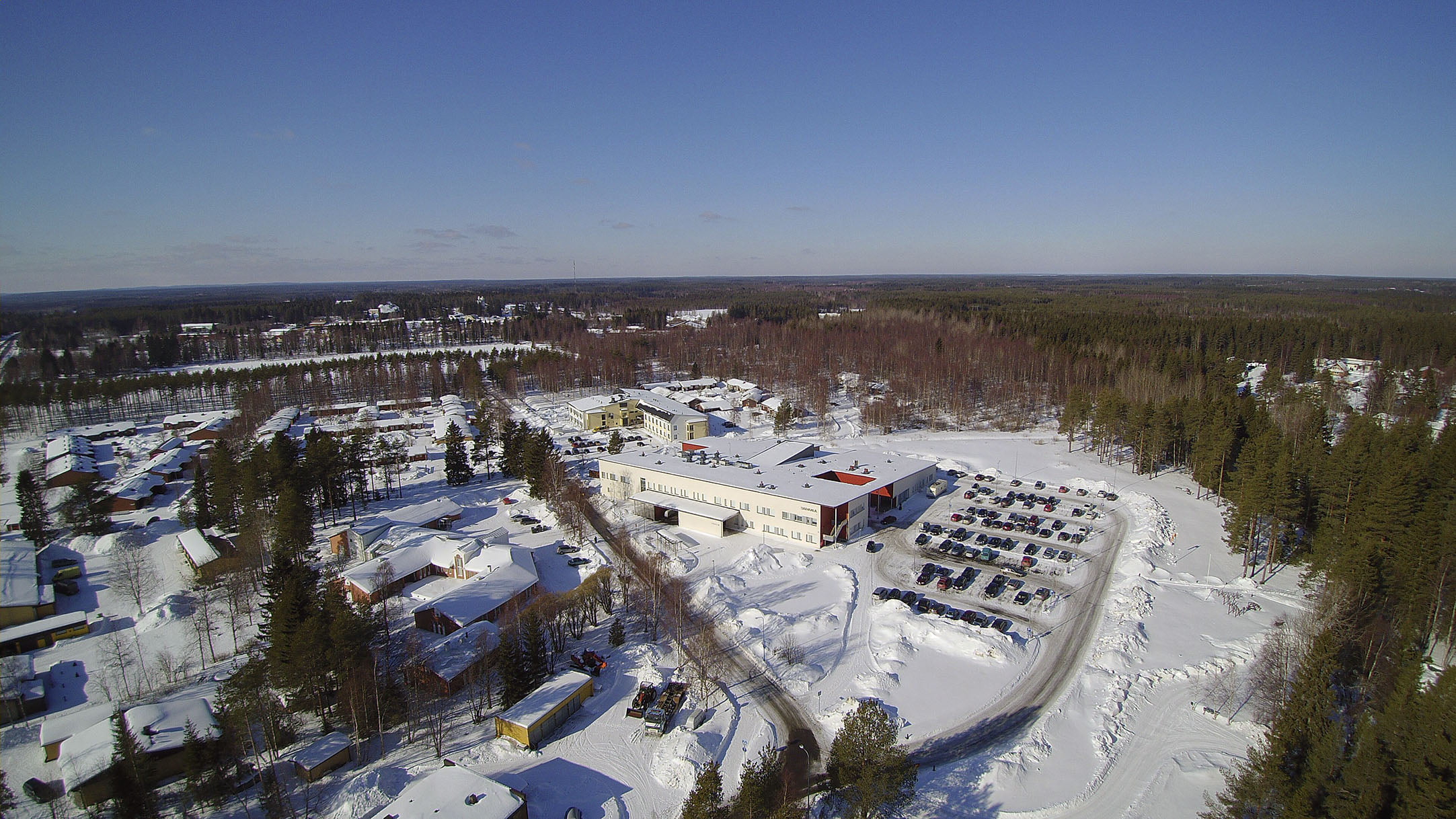 Terveyskeskus, ilmakuva